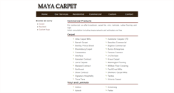 Desktop Screenshot of mayacarpet.com